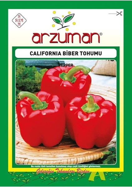 Adet Kaliforniya Biber Tohumu 5 Gram