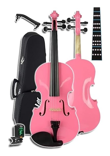 HGA34PİNK-PAK Pembe 3/4 Çocuk Kemanı Seti 10-13 Yaş (Yastık Tuner Susturucu Çanta Yay Reçine) fiyatları