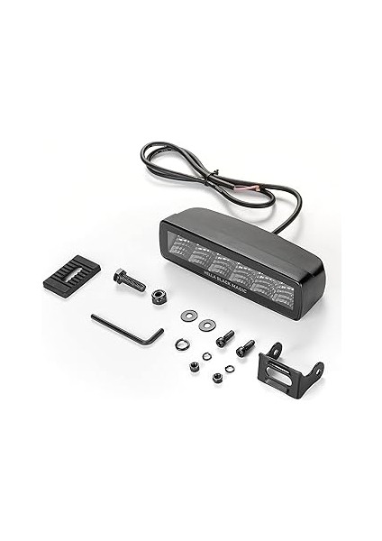 Led-Uzun Huzme Far Mini Lightbar 6.2" - 12/24V - 2000LM - Dörtgen - Geniş Çaplı Aydınlatma - Kablo Uzunluğu: 800MM - Soket Modeli: Açık Kablo Uçları LED Lightbar fiyatları