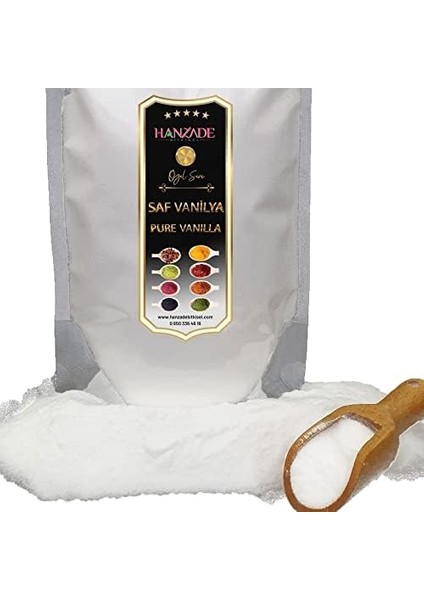 Hanzade Bitkisel Saf Vanilya Şekersiz 100 gr