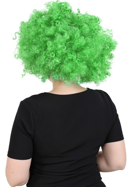 Animasyon Parti ve Palyaço Peruğu - Açık Yeşil indirimleri