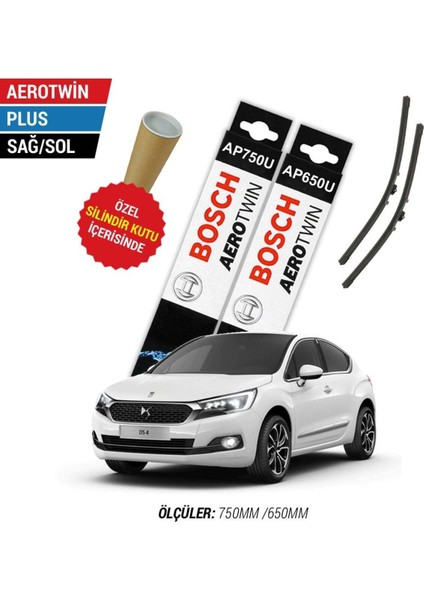 Citroen Ds4 2013 Model Silecek Takımı Ön Bosch Aerotwin Plus