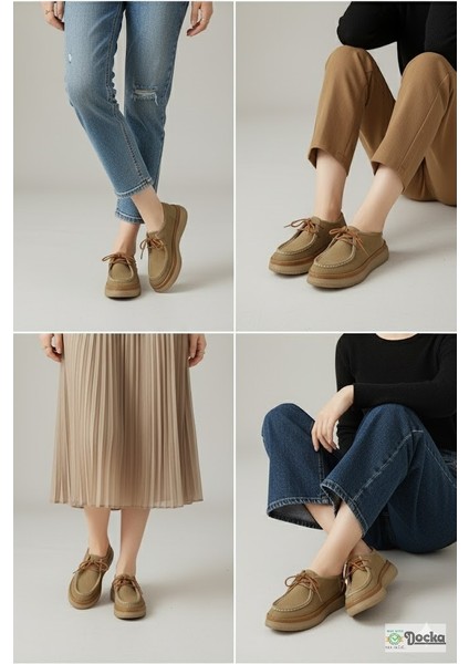 Kadın Hakiki Deri Ortopedik Kalın Taban Kışlık Günlük Ayakkabı M26/KA7025