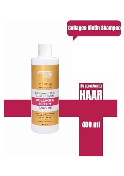 Softto Plus Anti-Haır Loss Extra Volume Collagen Bıotın Şampuan 400 ml modelleri