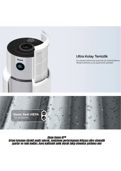 Kokulara Karşı Korur ve Ferah Bir Koku Yayar ,clean Sense Iq Hava Temizleyicisi Max Beyaz indirimleri