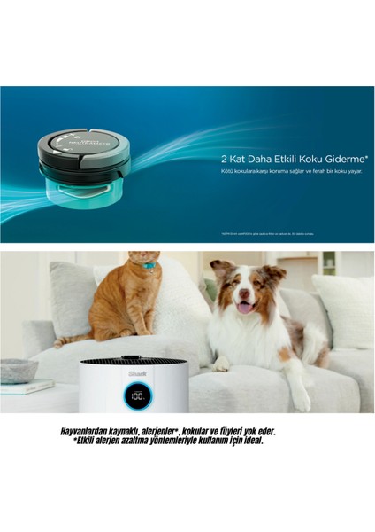 Kokulara Karşı Korur ve Ferah Bir Koku Yayar ,clean Sense Iq Hava Temizleyicisi Max Beyaz