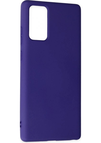 Samsung Galaxy Note 20 Kılıf Nano Içi Kadife Silikon - Mor (K95) fiyatları