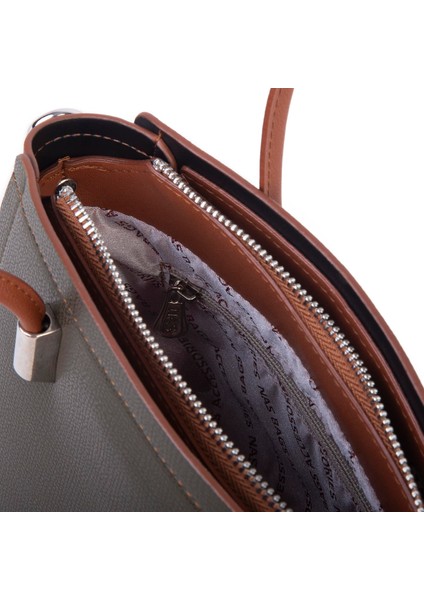 Kadın Mini El ve Çapraz Çanta Yeşil Taba