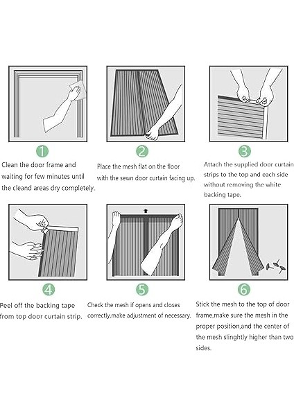 Balkon Kapısı Sinekliği, Delmeden Kolayca Yapıştırılabilir, Mıknatıslı Böcek Koruması, Balkon Kapısı Için Idealdir (Beyaz, 140 x 240 Cm) indirimleri