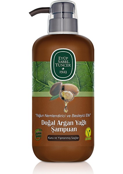 2 Adet Eyüp Sabri Tuncer Şampuan Argan Yağlı 600 ml