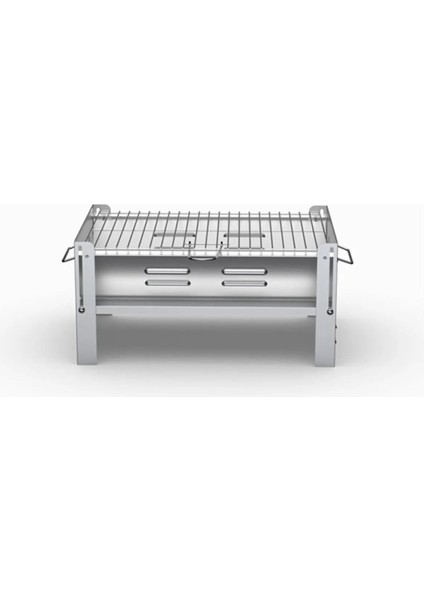 Çantalı Kalın Galvaniz Katlanır Mangal (Yeni Model 0,80 Mm)