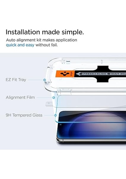 Samsung Galaxy S23 Plus Cam Ekran Koruyucu Kolay Kurulum Glas.tr Ez Fit (2 Adet) - AGL05952 modelleri