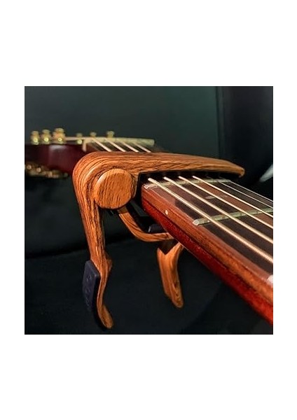 Gitar Kaposu, 6 Telli Çelik Folk Gitar ve E-Gitar Için– Gül Ağacı Renkli Çinko Alaşım Malzeme indirimleri