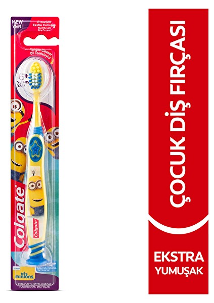 3 Adet Colgate Diş Fırçası Çocuk Minions 6+