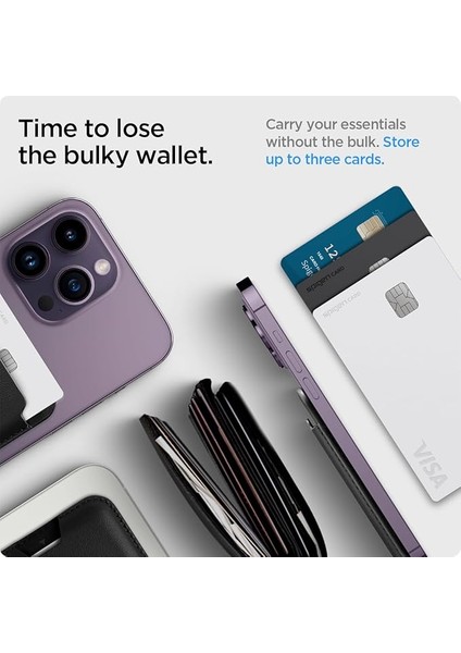 Magfit iPhone Için Magsafe Özellikli 3 Kartlı Manyetik Cüzdan Valentinus Wallet Black - AFA05760 indirimleri