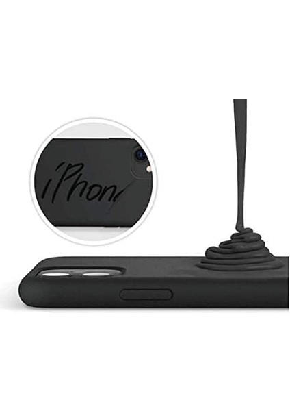 12 ve 12 Pro Uyumlu Içi Kadife Lansman Silicone Kılıf Şok Emici Özellik Tam Koruma Sağlayan Kılıf (Siyah) modelleri