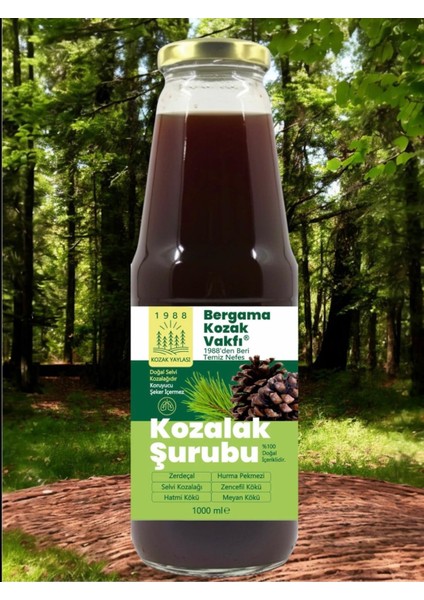 Bergama Kozak Vakfı Kozalak Şurubu 1000 ml