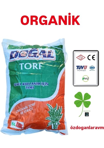 Akdeniz Organik Dogal Torf 5 L fiyatları