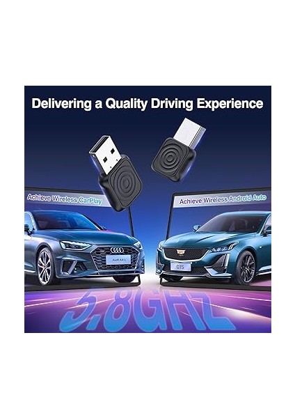 Kablosuz Carplay/android Otomatik Adaptör USB Mini Ultra Fabrika Kablolu Carplay ve Oem Kablolu Android Otomatik, Tak ve Çalıştır Kablosuz Carplay/android Otomatik Dongle Ios 10 ve Android fırsatları