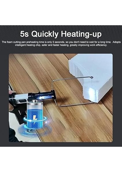 Akülü Köpük Kesici Sıcak Tel Köpük Kesici Kalem Strafor Kesme Aletleri Seti Elektronik Lehimleme Seti Çok Fonksiyonlu Gravür Kalemi LED Işık ile 5 Saniye Isınma Doomun fiyatları