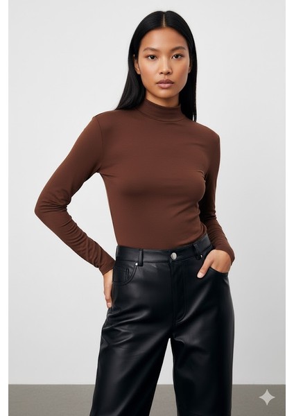 Kadın Uzun Kollu Balıkçı Yaka Badi