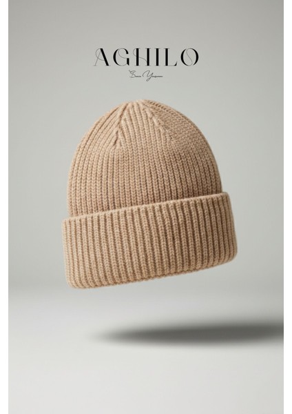 Kadın Kışlık Fitilli Yünlü Bere