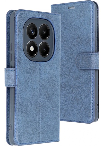 Xiaomi Redmi Note 14 Pro 5G Kılıf Trend S Plus Kapaklı Kılıf - Lacivert modelleri