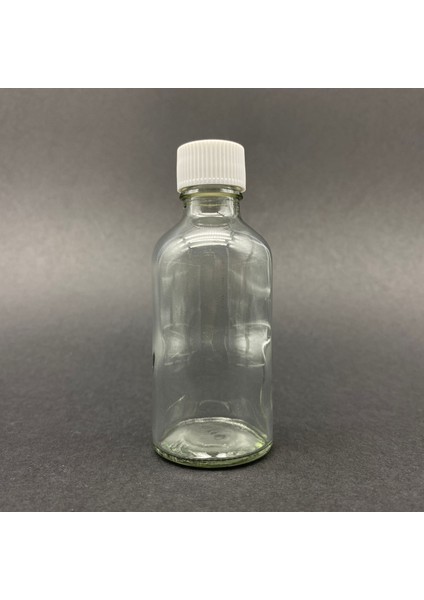 10 Adet 50ML Cam Şişe Beyaz Plastik Kapaklı Çok Amaçlı Shot Şişesi Meyve Suyu Shot Şişesi 10X50ML