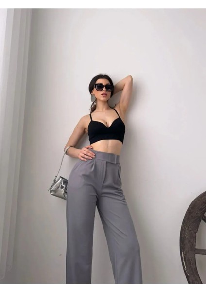 Palazzo Pantolon - Gri fırsatları