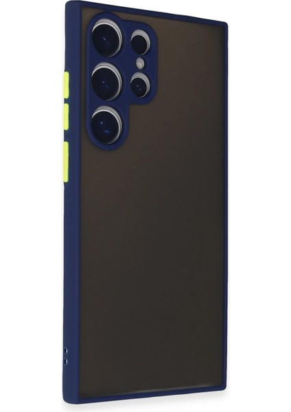 Samsung Galaxy S24 Ultra Kılıf Montreal Silikon Kapak - Lacivert