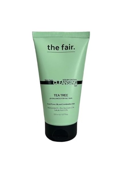 The Fair. Çay Ağacı ve Salisilik Asit Içerikli Sebum Dengeleyen Yağlı Ciltler Için Vegan Yüz Yıkama Jeli 150 ml modelleri