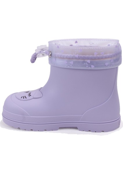 CC334 Mendi Gato Leylak Kürklü Günlük Kız Çocuk Yağmur Çizme modelleri