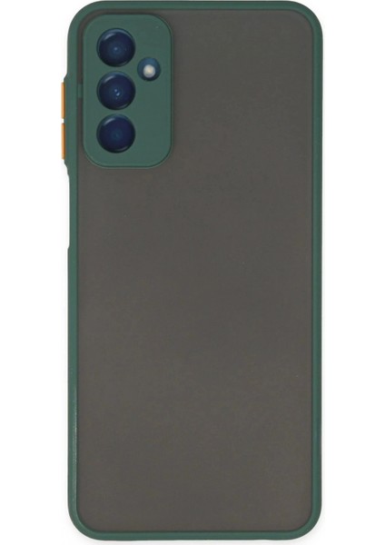 Samsung Galaxy M13 Kılıf Montreal Silikon Kapak - Yeşil (K95)