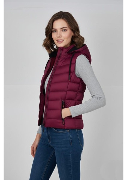 Kadın Kapüşonlu Spor Yelek 5000 BGL-ST04894 fiyatları