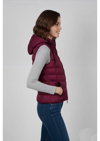 Kadın Kapüşonlu Spor Yelek 5000 BGL-ST04894 modelleri