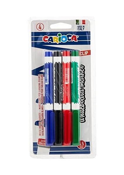 Beyaz Tahta 4 Renk 4&apos;lü Blisterli 4.5 mm modelleri