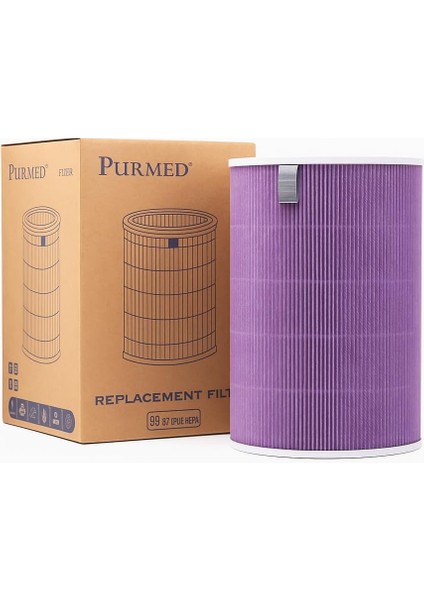 Smart Air Purifier 4 Uyumlu Mor Filtre |yedek Filtre | Pm2.5 ve Alerjen Temizleyici