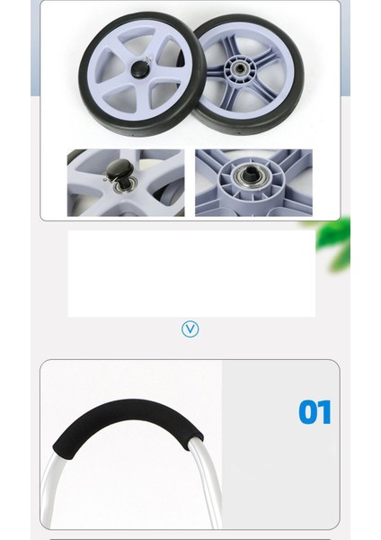 Katlanabilir Oturaklı Alüminyum Gövdeli Pazar Arabası – Sessiz Tekerlek, Fermuarlı Çanta modelleri