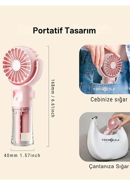 Fanı Taşınabilir Mini Su Spreyli Sulu Buharlı 3 Kademeli Vantilatör indirimleri