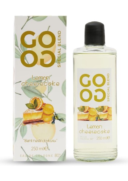 Gogo Lemon Cheesecake Kolonya 250ML Cam Şişe