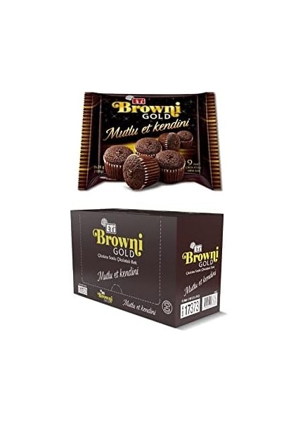 Eti Browni Gold Mini Çikolatalı Kek 180 G x 12 Adet fiyatları
