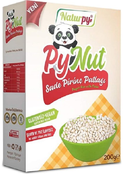 Naturpy Pynut Glutensiz Sade Pirinç Patlağı