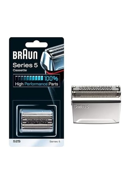 Braun 5 Serisi Tıraş Makinesi Yedek Başlığı 52S (Gümüş)