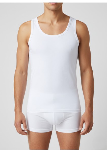 Erkek Atlet Pamuklu Cotton Beyaz 12'li Ekonomik Paket Esnek Yumuşak Slim Fit fiyatları