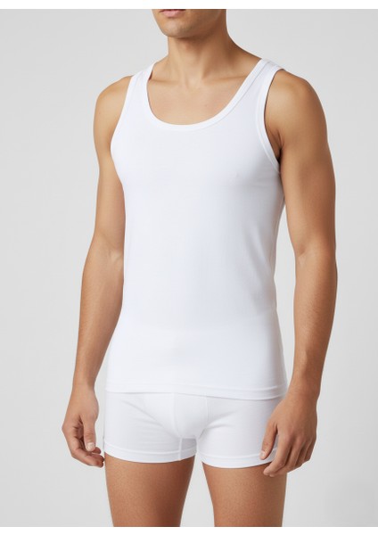 Erkek Atlet Pamuklu Cotton Beyaz 12'li Ekonomik Paket Esnek Yumuşak Slim Fit modelleri