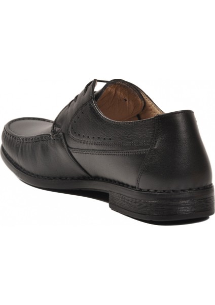 Siyah Hakiki Deri Erkek Günlük Ayakkabı Sensitive 3606 M fırsatları
