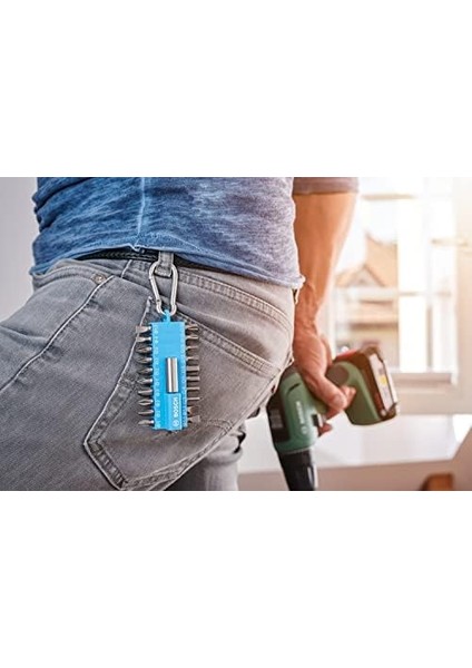 And - 21 Parça Vidalama Ucu Seti Yaylı Kancalı, Mavi fiyatları