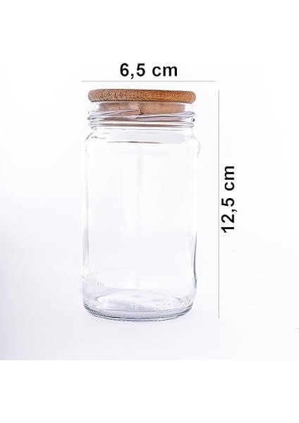 Adet Ahşap Kapaklı Cam Baharatlık Seti 320 cc -12LI Ahşap Kapaklı Baharat Takımı modelleri