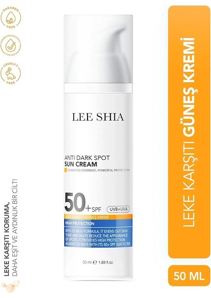 Shia Leke Karşıtı Spf 50+ Yüksek Korumalı Güneş Kremi 50 ml fiyatları