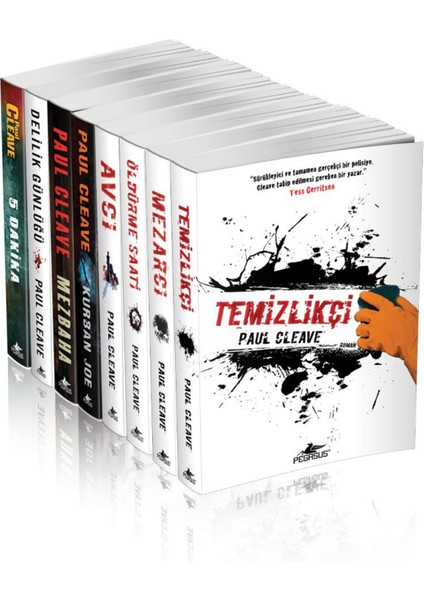 Paul Cleave Polisiye ve Psikolojik Gerilim Romanları Seti (8 Kitap)